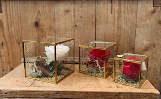 Rose éternelle en boîte carrée – Grand modèle – Image 10