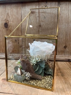 Rose éternelle en boîte carrée – Grand modèle – Image 3