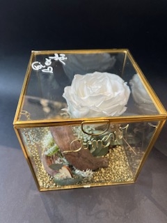 Rose éternelle en boîte carrée – Grand modèle – Image 9
