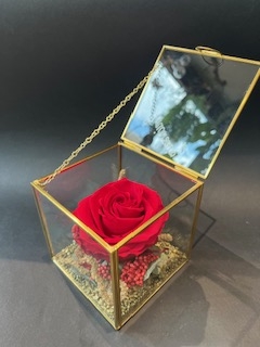 Rose éternelle en boîte carrée – modèle moyen – Image 6
